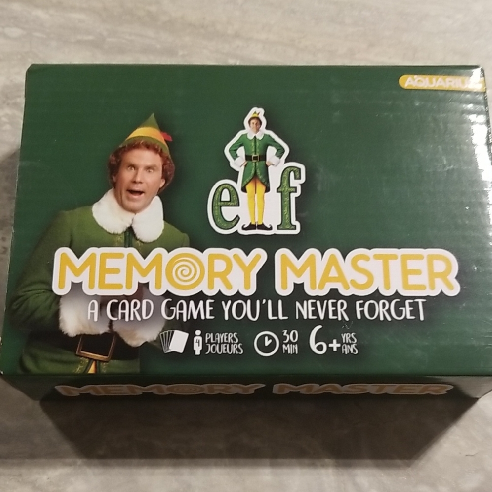 ELF Memory Master Card Game - Green and Yellow